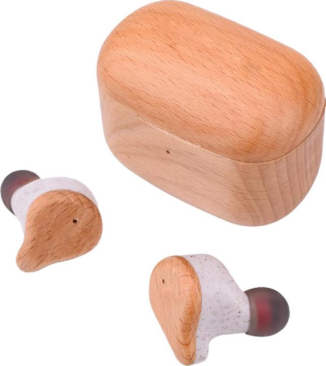 Produktbild Prixton Ohrhöhrer Birkenholz (6 h, Kabellos)