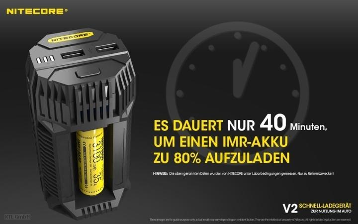 Produktbild Nitecore V2 - Kfz-Ladegerät