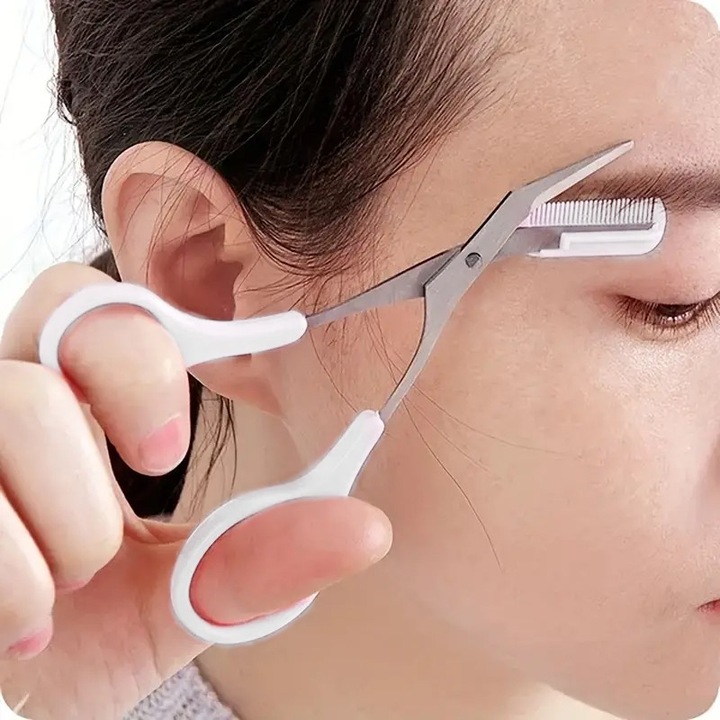 Image du produit Cbx Ciseaux à sourcils avec peigne, tondeuse à sourcils (12.50 cm)