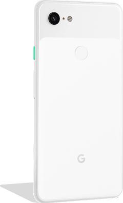 Actual product image Google Pixel 3 XL (128 GB, Cleary White, 6.30", Single SIM, 4G)
