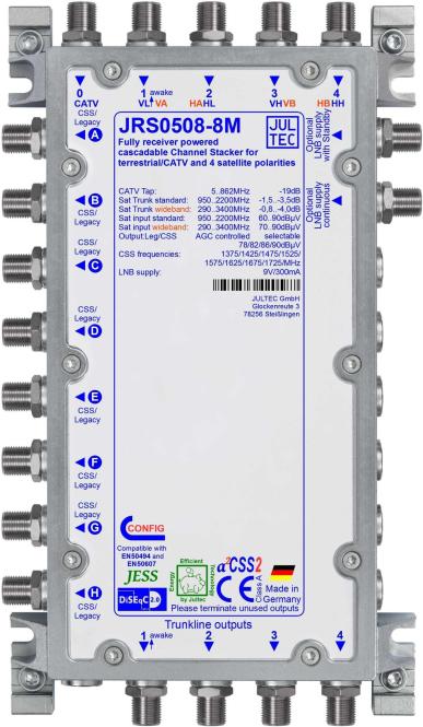 Jultec GmbH Einkabelumsetzer JRS0508-8M 5 auf 8/8UB (Antennenkabel)