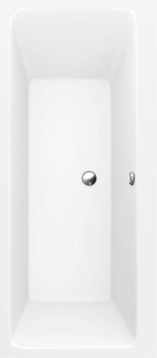 Produktbild Villeroy & Boch Rechteckbadewanne Subway 75 x 170 cm alpinwei glatt UBA170SUB2V-01 (160 l, 170 cm, 75 cm)