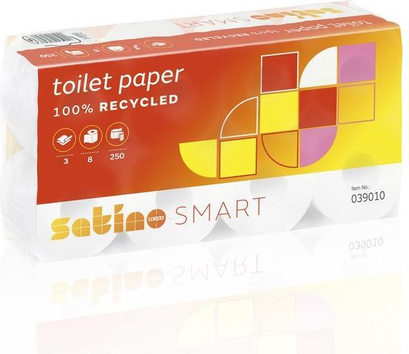 Satino by Wepa Palette WC-Papier 3-lagig Satino Smart Weiss 2112 Rollen