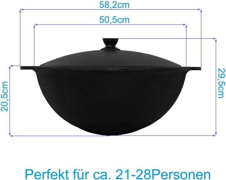 Immagine prodotto Cheffinger Utschak Campingofen mit Kazan