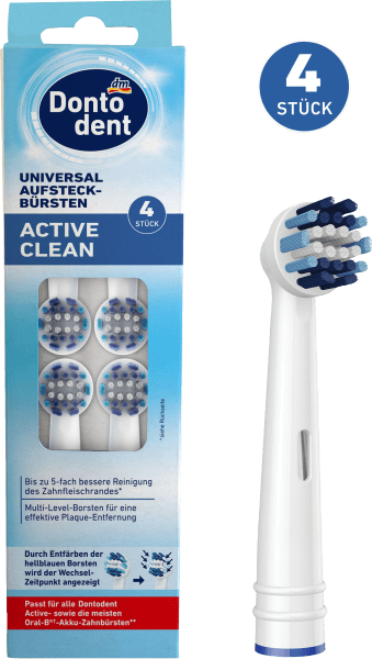 dm Dontodent Active Clean brushes (4 x)