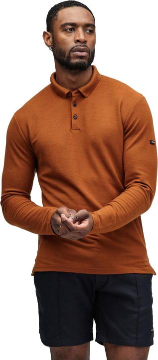 Actual product image Mover Plastic Free Sportswear Long Sleeve Merino Polo (XL)