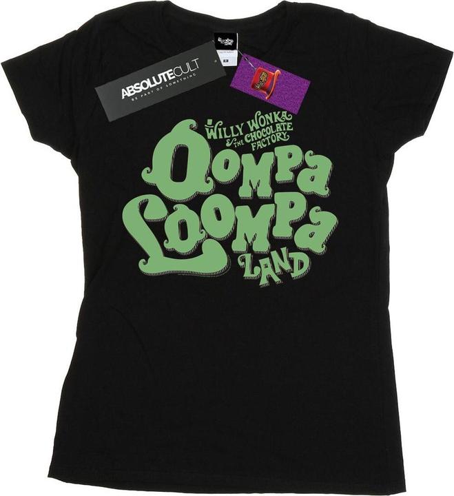 Actual product image Willy Wonka & the Chocolate Factory Womens/Ladies Oompa Loompa Land Cotton T-Shirt (S)