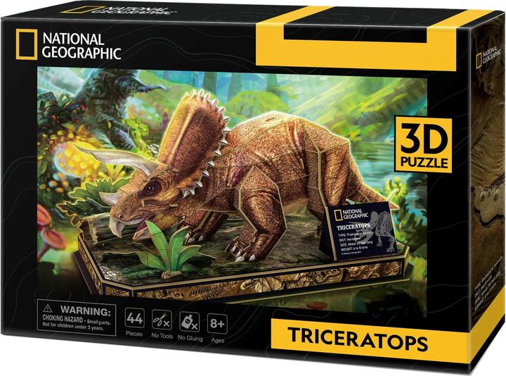 Image du produit NoName Puzzle 3d Triceratops (44 pièces)