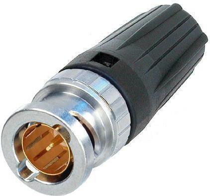 Actual product image Neutrik BNC connector male, straight 75 &#8486, NBNC75BDD6 1 pc.