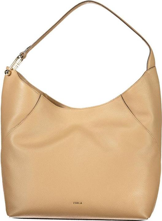 Furla Marrone Leather Women Handbag
