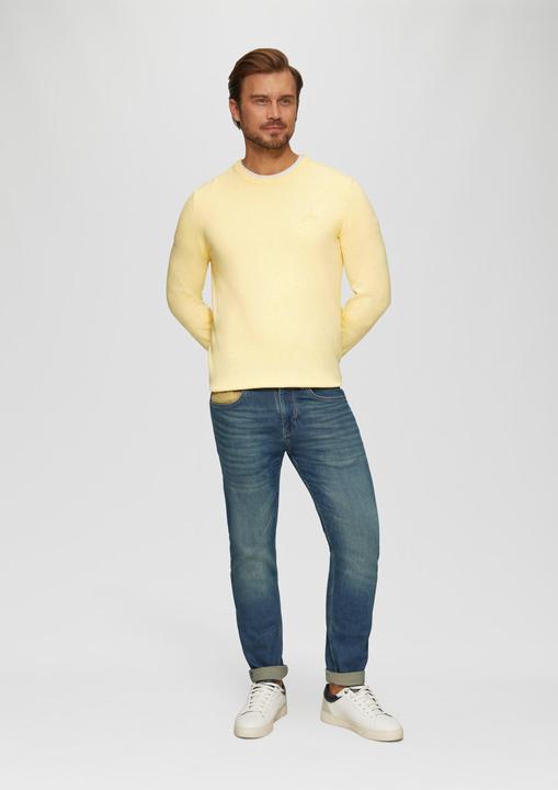 Image du produit S.Oliver Strickpullover Strickpullover mit Logo-Stickerei (3XL)