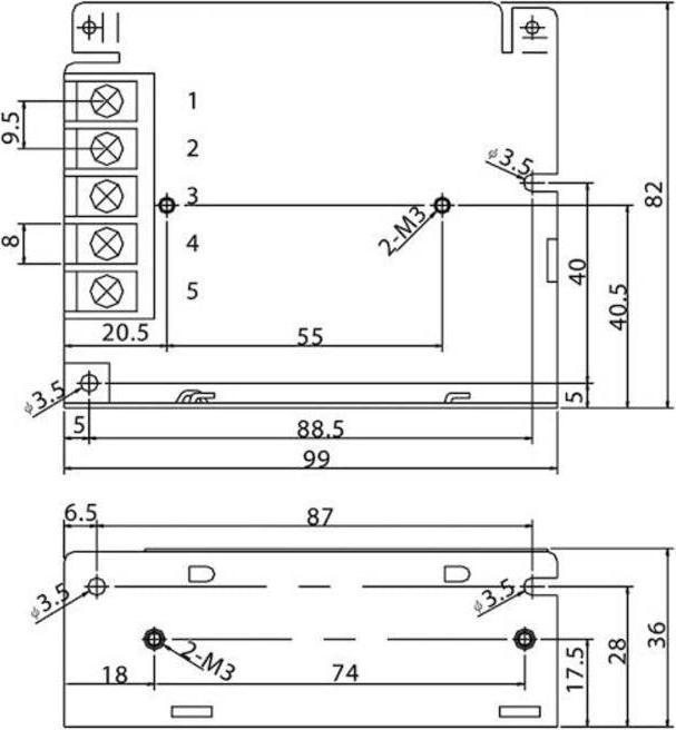 Image du produit MeanWell RS-35-12 Alimentation à découpage (Alimentation électrique)