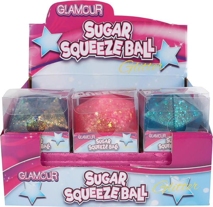 Produktbild Hipo Glamour Diamond Glitzer-Quetschball, 6 cm