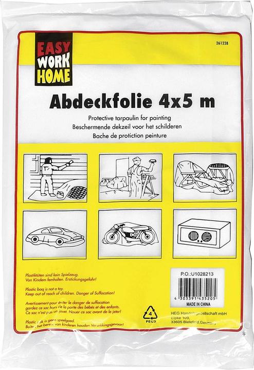 Produktbild Easy Work Malerabdeckfolie (4 m)