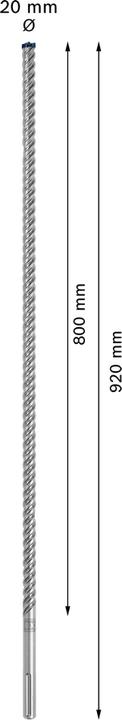 Produktbild Bosch Professional Zubehör EXPERT SDS max-8X Hammerbohrer, 20 x 800 x 920 mm (bis 20 Millimeter)
