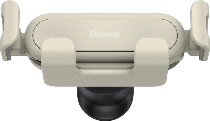 Actual product image Baseus Stable Gravitational Car Mount Lite (Air Outlet Version) creamy-white