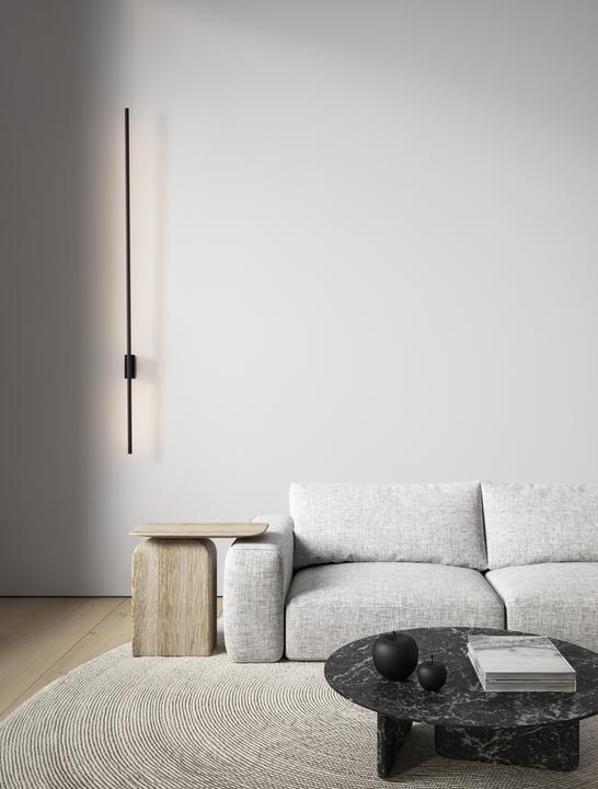 Immagine prodotto Nova Luce TIEN Lampada da parete a LED nera 20W bianco caldo 1,5x8,3x120cm 9081105 (677 lm)