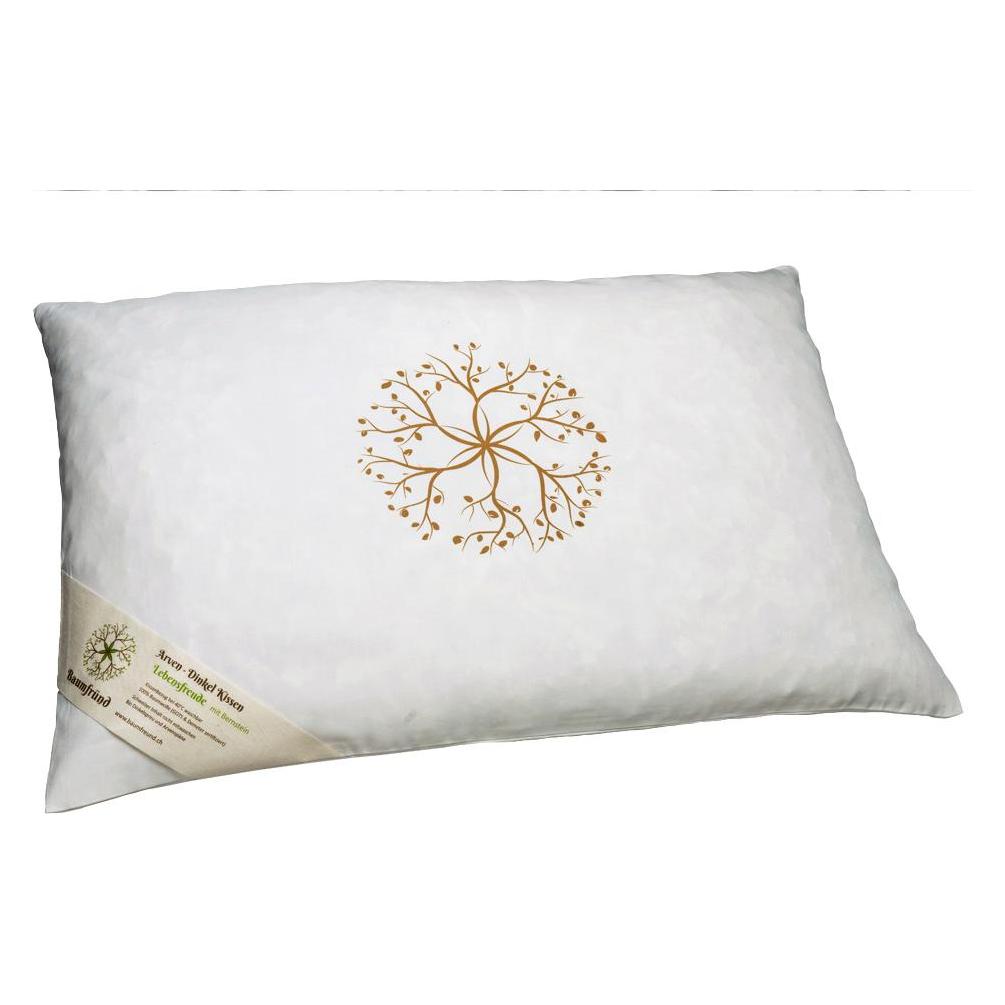 Cuscino In Farro Biologico Con Cerniera 40x80 Cm – Imbottitura In Lolla Di Farro, Federa 100% Cotone, Peso 2,95 Kg