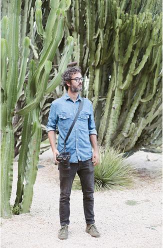 Actual product image Bronkey Berlin Sling Leder-Kameragurt, Schwarz L Large (Neck belt)