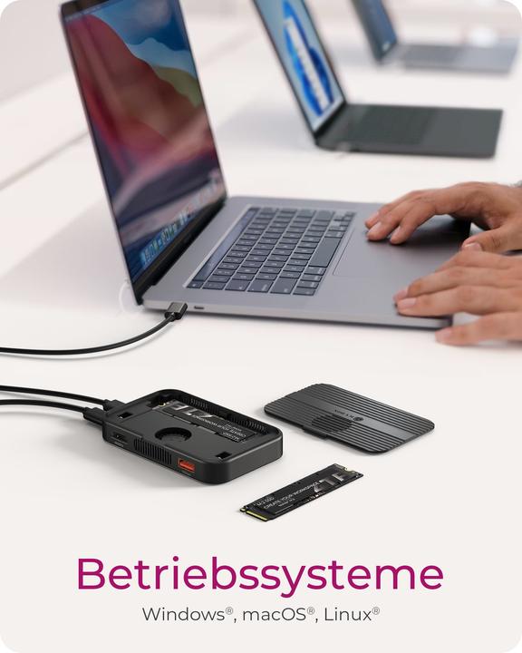 Image du produit Icy Box IB-DK4071M-CU31 (USB-C, 6 ports)