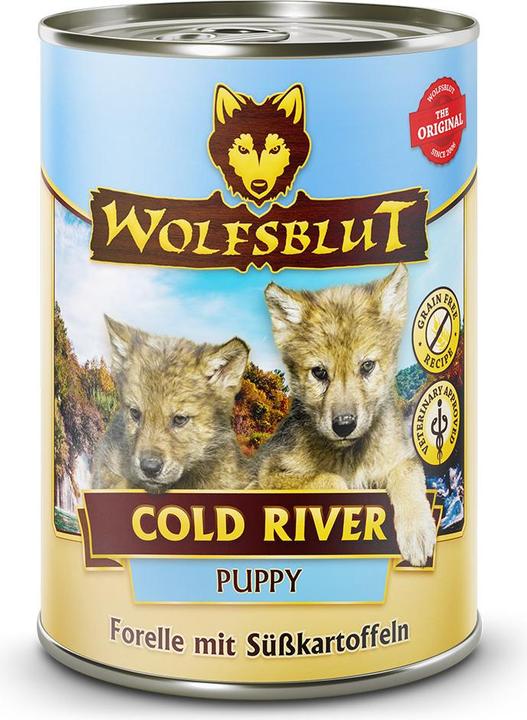 Image du produit Wolfsblut Cold River Puppy Wet (Chiot + chaton, 1 pcs, 395 g)