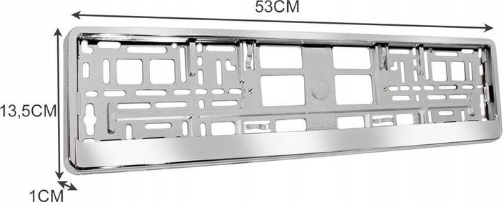 Produktbild Xtrobb Kennzeichenhalter (Front + Heck, Langformat)