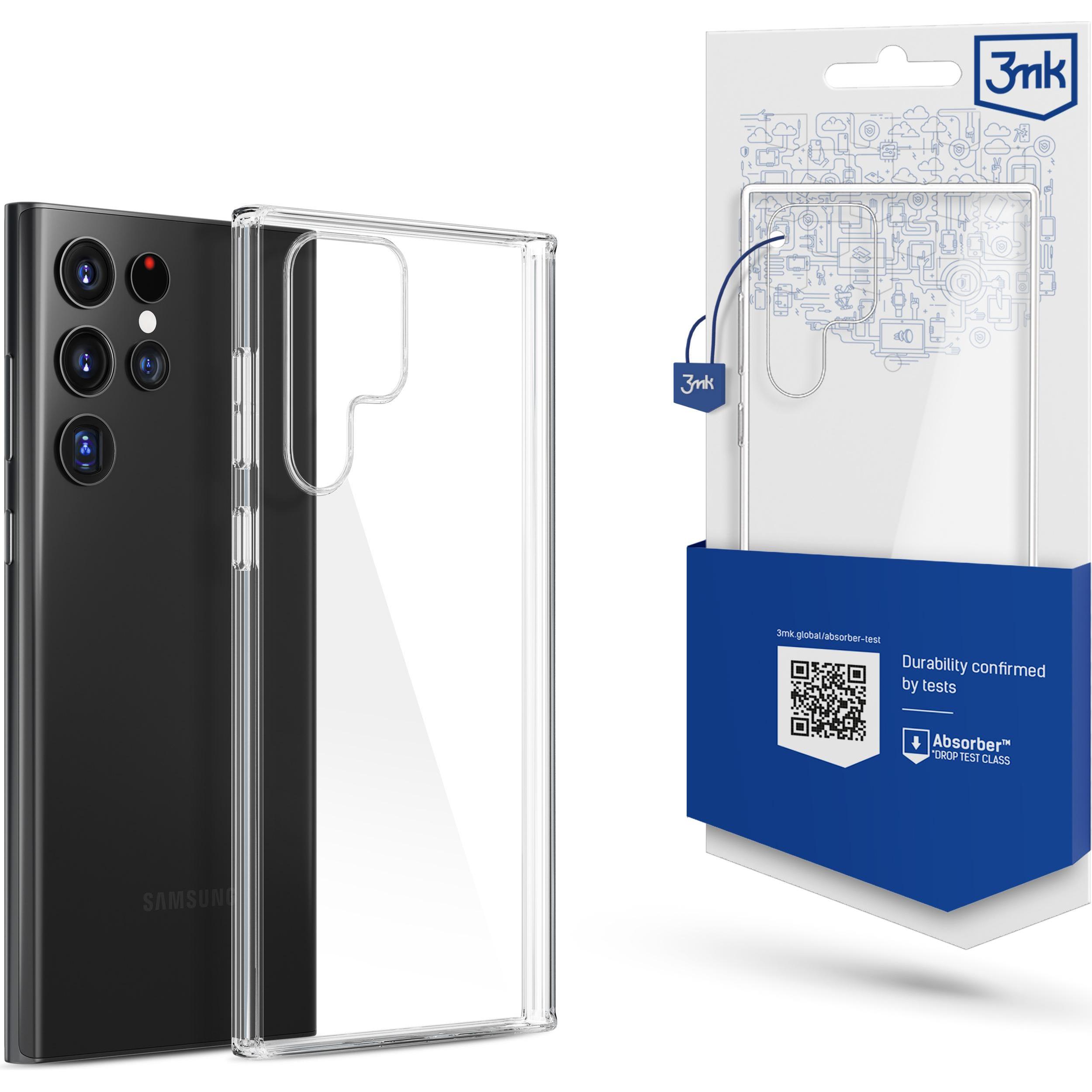 3MK Clear Case for Samsung Galaxy S22 Ultra (Samsung Galaxy S22 Ultra), Smartphone Hülle, Transparent