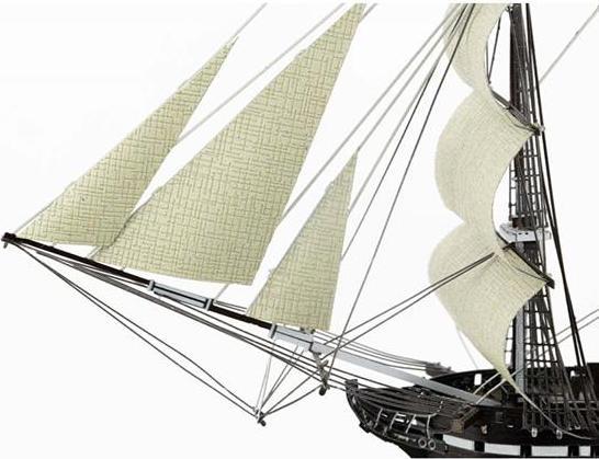 Actual product image Metal Earth USS Constitution