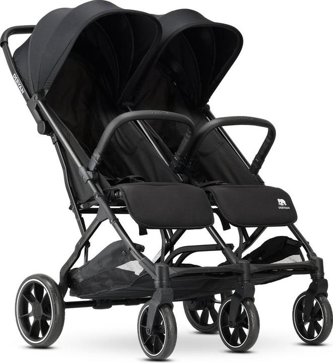 Deryan luxury Rolo X2 XL Double Buggy - Duo Buggy - Black