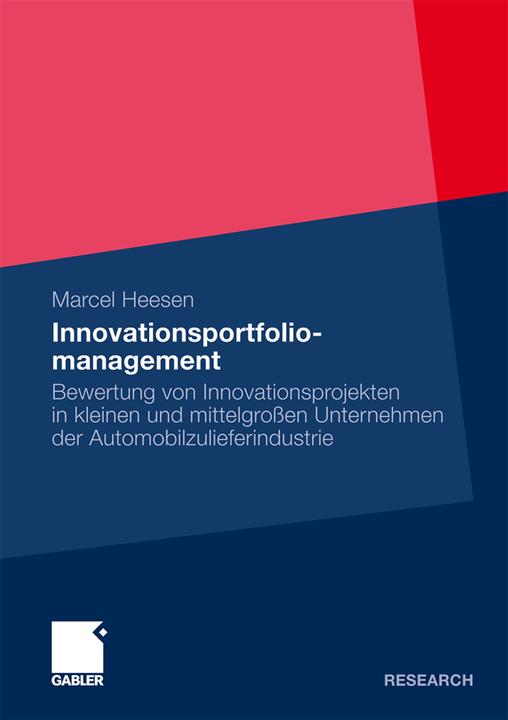 Produktbild Innovationsportfoliomanagement (Deutsch, Marcel Heesen, 2009)