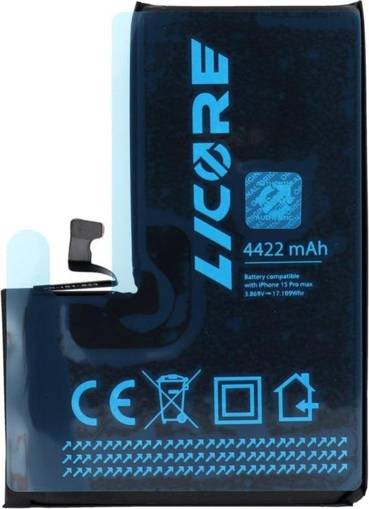 Licore Battery battery for IPHONE 15 Pro Max 4422 mAh