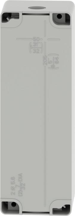 Produktbild Schneider Electric XAPD4504 Leergehäuse XAP Metall grau für 4x22mm - CSA (Gehäuse)