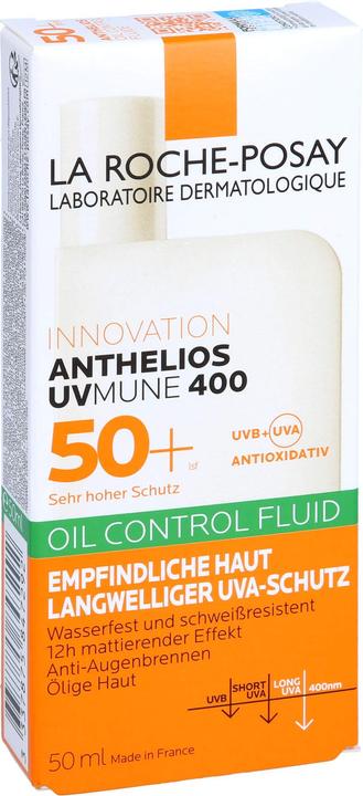 Immagine prodotto La Roche Posay Fluido antiolio Anthelios UV Mune (Crema solare viso, SPF 50+, 50 ml, 49 g)