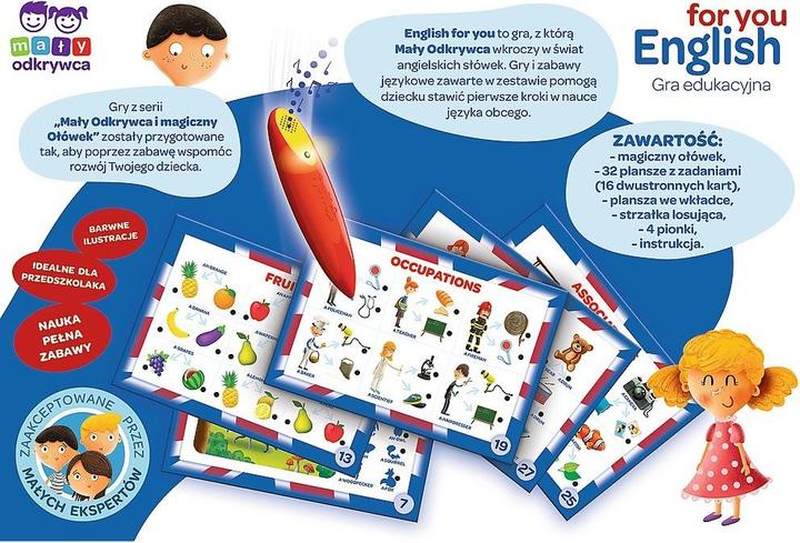 Productafbeelding Trefl Engels spel voor jou Little Explorer en Magisch Potlood (Engels)