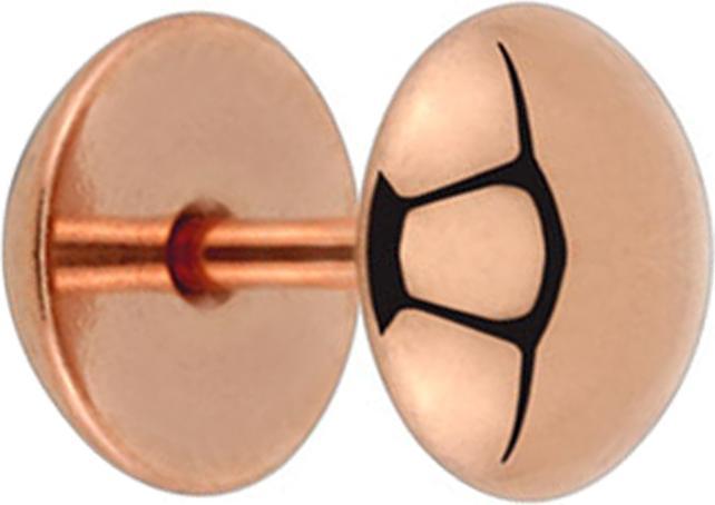 Produktbild Star Piercing Fake Plug Halbkugel rosegold (ohne Messing, Chirurgenstahl 316L)