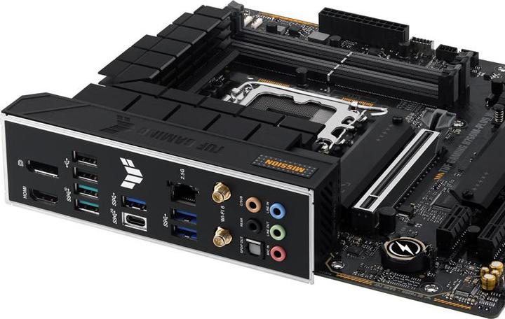 Actual product image ASUS TUF GAMING B760M-PLUS WIFI (LGA 1700, Intel B760, mATX)