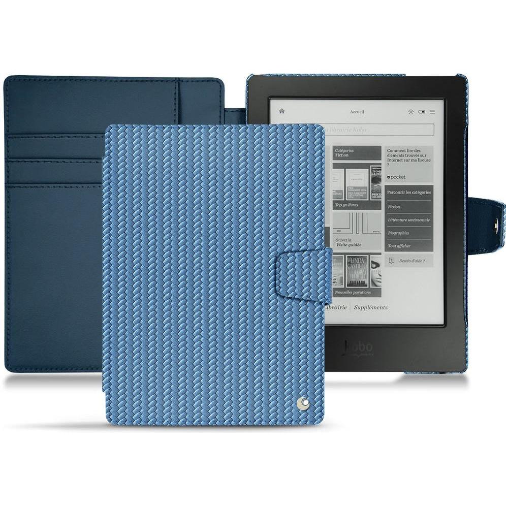 Noreve Lederschutzhülle Wallet (Aura H2O), Tablet Hülle, Blau