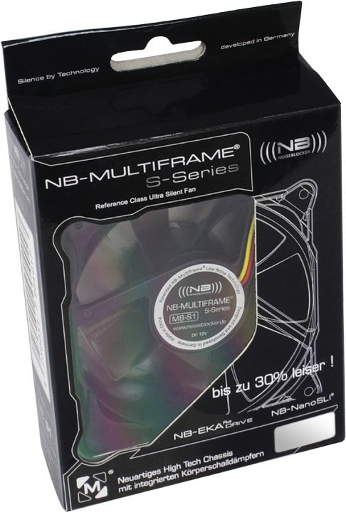Produktbild Noiseblocker Multiframe S-Series M8-1 (80 mm, 1 x)