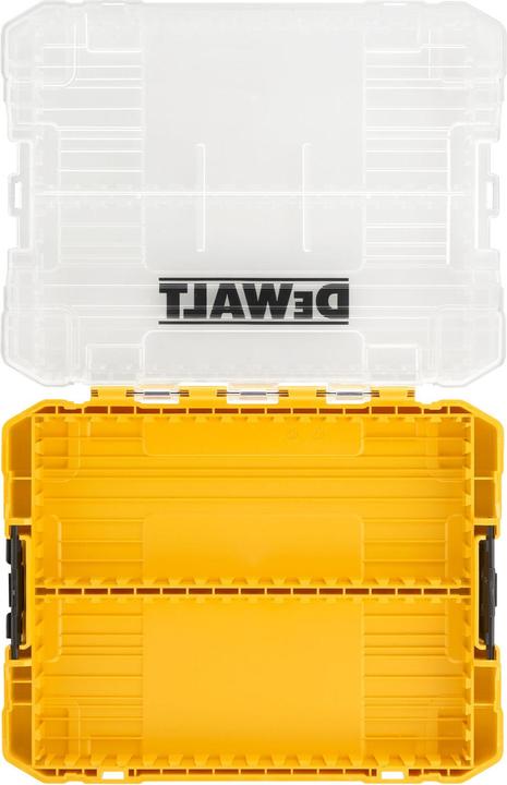 Actual product image DeWalt Medium-heavy case+ (DT70803-QZ) with 2 small large storage boxes and 6 tip holders (6 pieces)