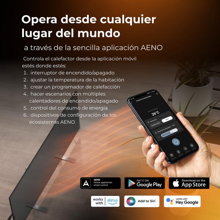 Actual product image Aeno Premium Eco Smart GH2S infrared radiant heater (700 W)