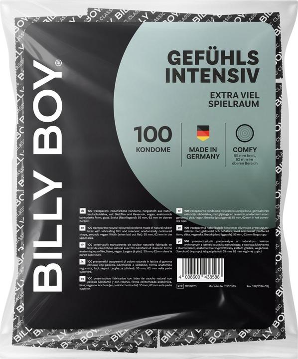 Billyboy BILLY BOY Condooms Sensory Intensive 100 stuks (100 Pcs.)