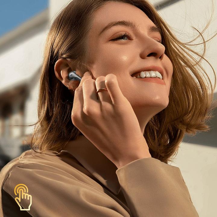 Actual product image Choetech BH-T17 wireless TWS ANC ENC IPX6 headphones - black (ANC, 8 h, Wireless)