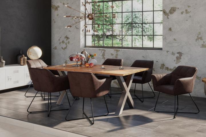 Image du produit SAM DORA U Baumkante massiv Mango (240 x 100 x 77 cm)