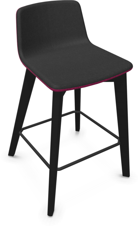 Black, Blackberry melange, Ash stained black