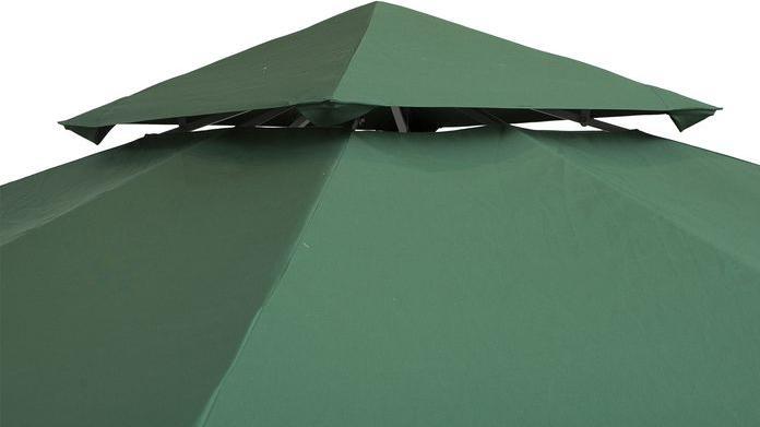 Image du produit Swisshandel24 Toit de remplacement pour pavillon métallique Tente de jardin Tente de réception Tente de jardin (300 cm, 300 cm)