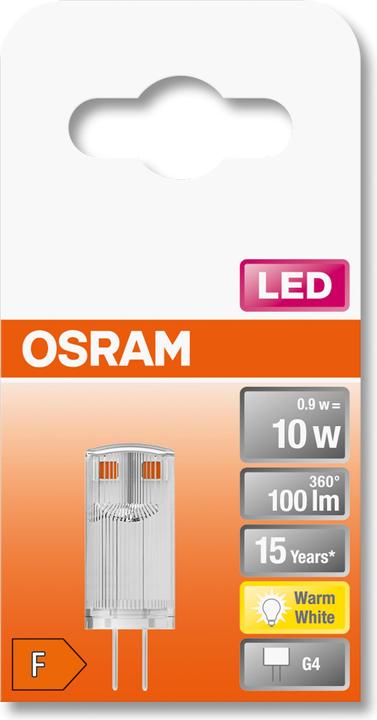 Actual product image Osram Pin (G4, 0.90 W, 100 lm, 1 x, F, G)
