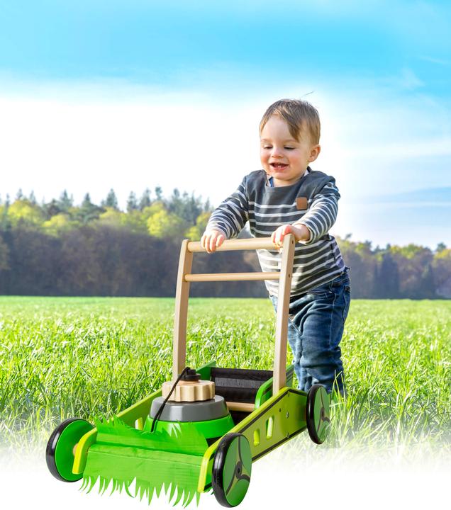 Actual product image small foot baby walker lawn mower