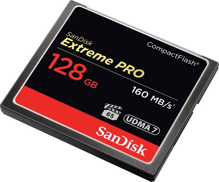 Produktbild SanDisk Extreme Pro Compact Flash (128 GB, CF, UHS-I)