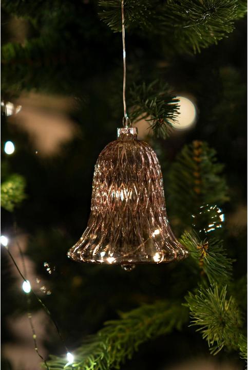 Immagine prodotto Sirius Ornamento per albero a LED Luna Bell, Ø 9 cm