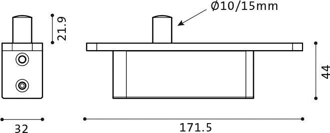Actual product image FritsJurgens Zapfenbänder TP-70-G Türgewicht 150-500k